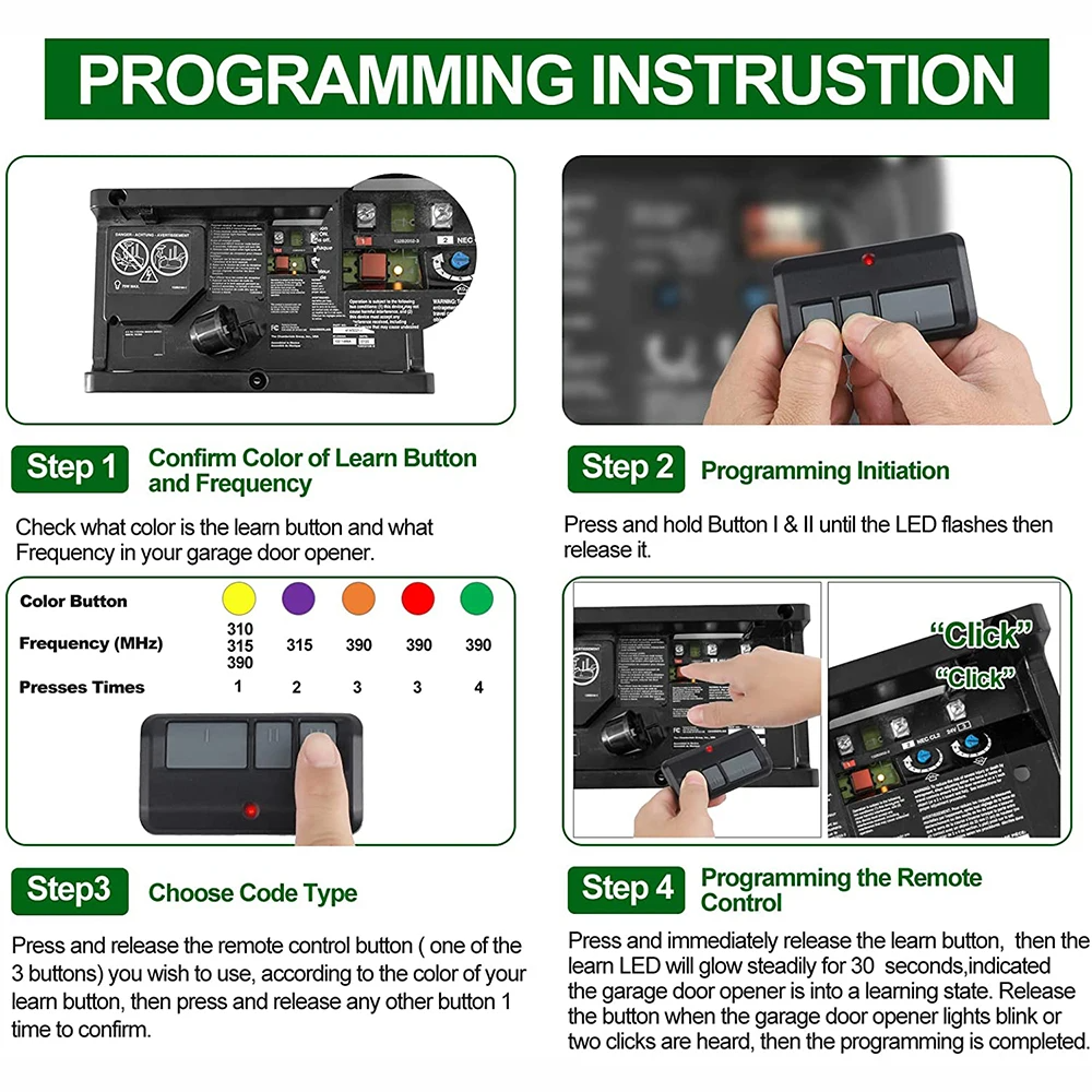 Dual LiftMaster Garage Opener Remotes 893LM 953EV-P2