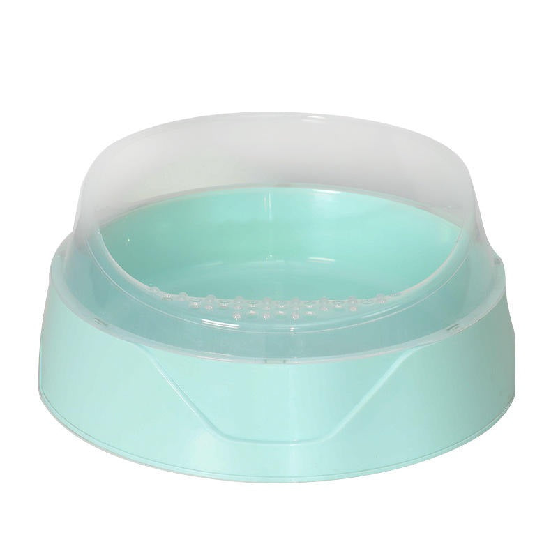Semi-Closed Comfort Cat Litter Box with Scoop