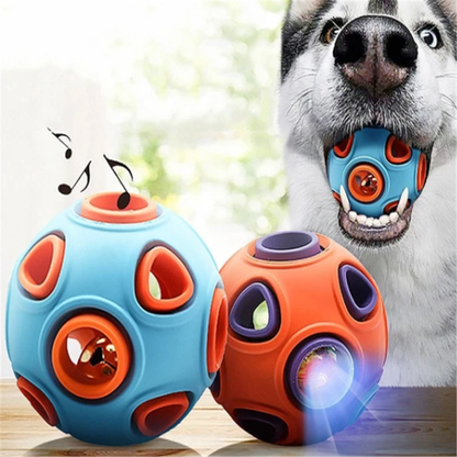 Interactive LED Sound Chew Ball for Dogs