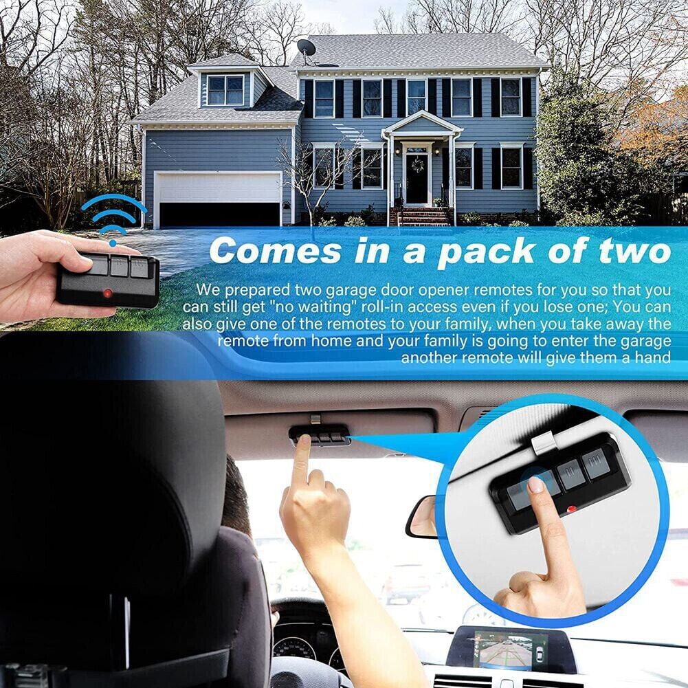 Dual LiftMaster Garage Opener Remotes 893LM 953EV-P2