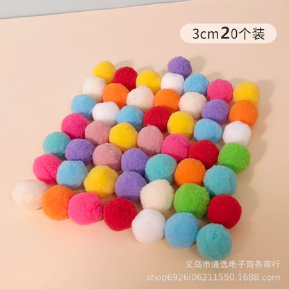 Interactive Plush Ball Launcher Cat Toy